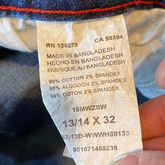 Wrangler Cowboy Cut Slim Fit Stretch Jeans Size 13/14 x 32 - Picture 6 of 6